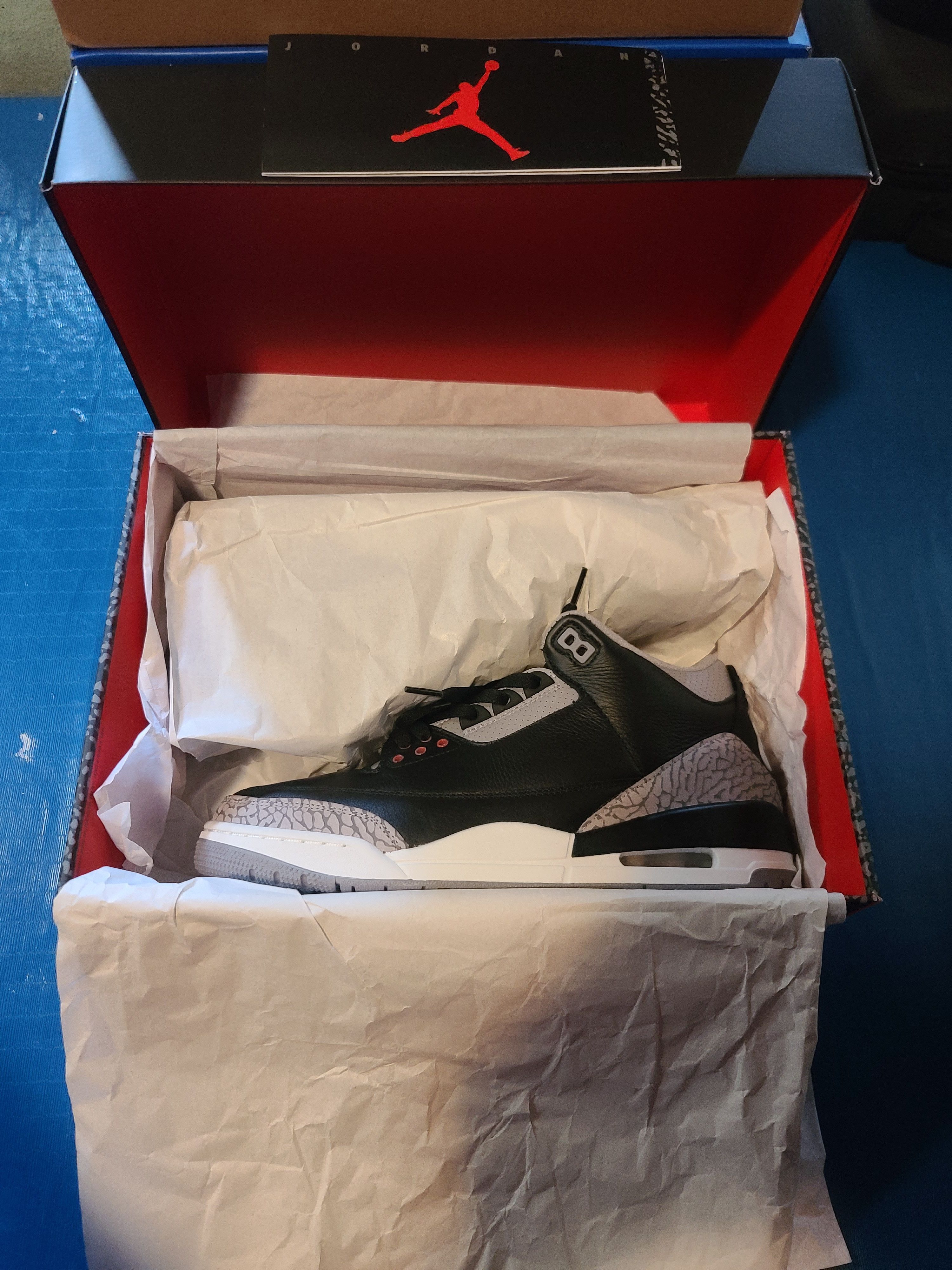Jordan Brand Black Cement 3s Size US 9.5 / EU 42-43 - 11 Thumbnail