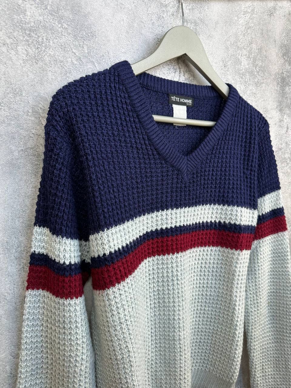 Tete Homme Tete Homme by Issey Miyake Archive Textured Knit Sweater Size US M / EU 48-50 / 2 - 3 Thumbnail