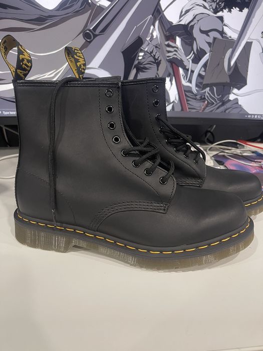 DR MARTENS 1460 Smooth Leather Lace Up Boots