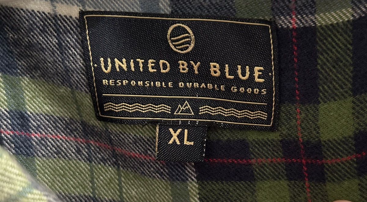 United By Blue United By Blue Men’s Green & Blue Plaid Button Up Shirt Size US XL / EU 56 / 4 - 6 Thumbnail