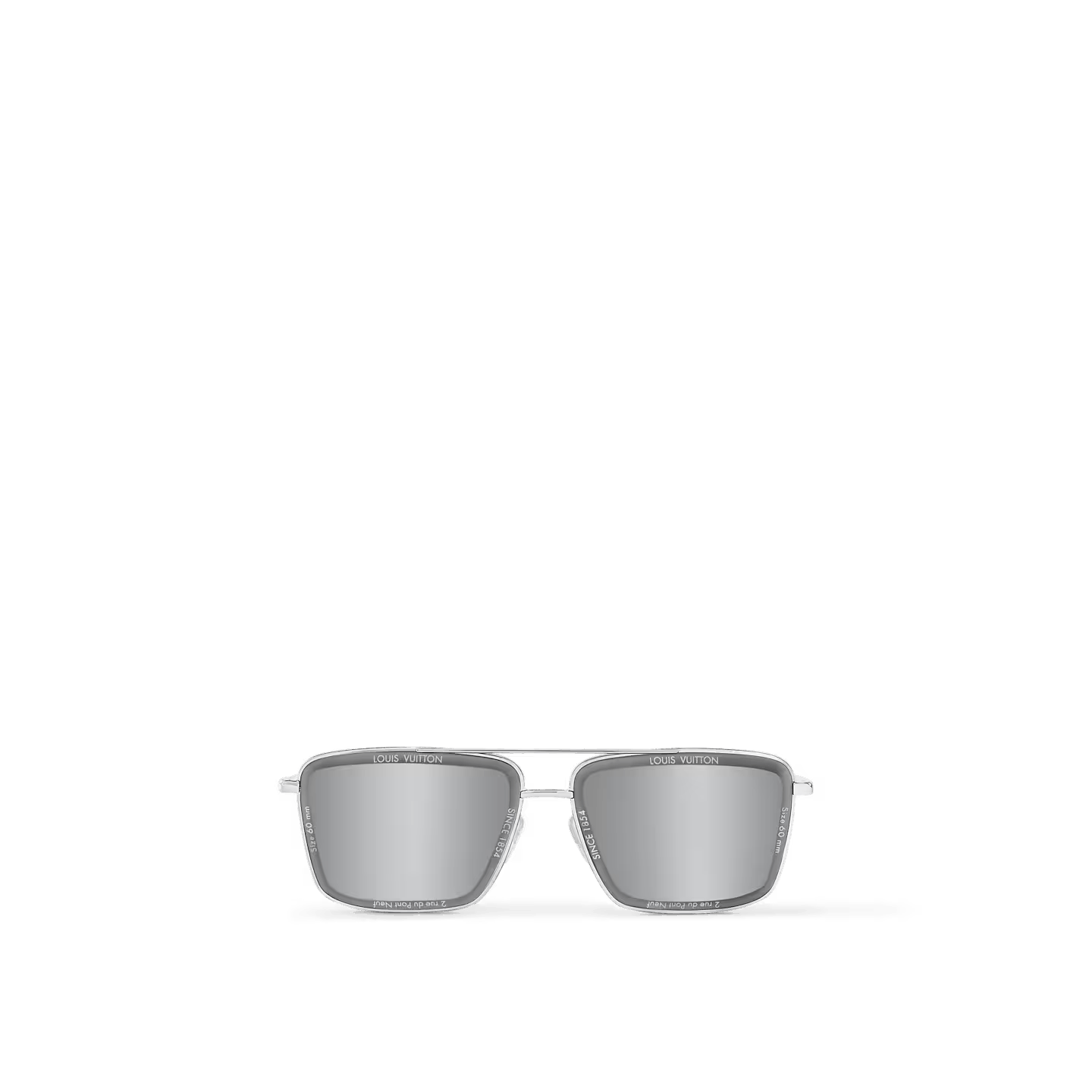 Louis Vuitton LV Super Vision Metal Square Sunglasses Size ONE SIZE - 1 Thumbnail