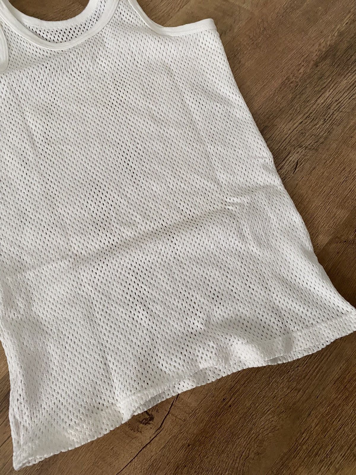Vintage Vintage Tank Top Mesh Basic White 90s Size US M / EU 48-50 / 2 - 4 Thumbnail