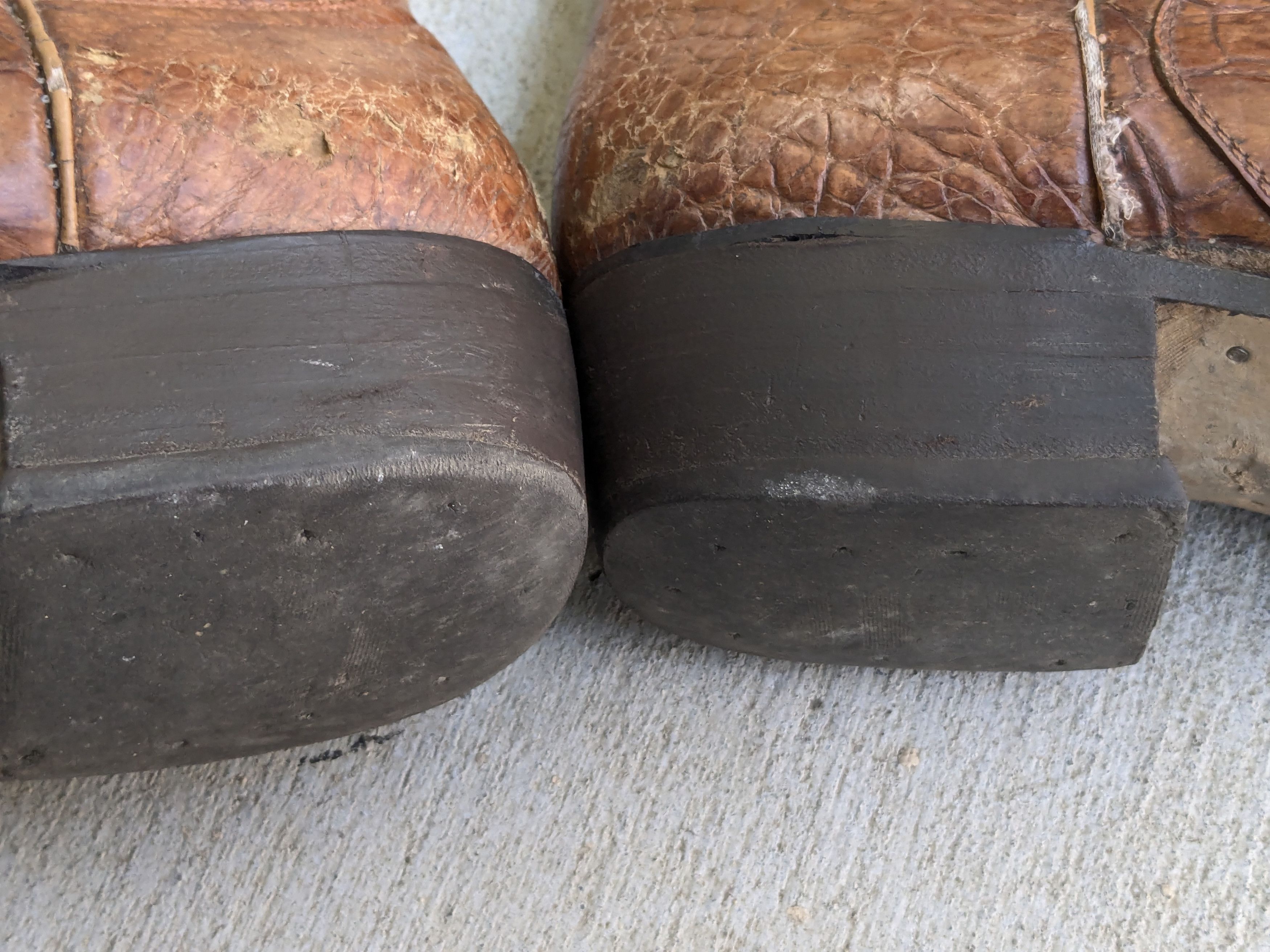Genuine Leather × Vintage Vintage Cowboy Boots Brown 10 Leather USA Size US 10 / EU 43 - 13 Thumbnail