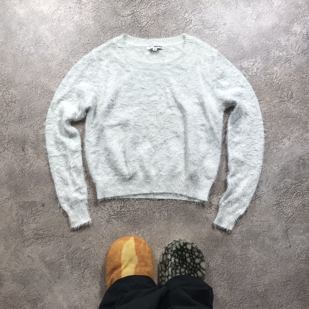 Japanese Brand Vintage Y2K ABSTRACT MOHAIR SWEATER Knitted Oversized 90s Size M / US 6-8 / IT 42-44 - 1 Thumbnail