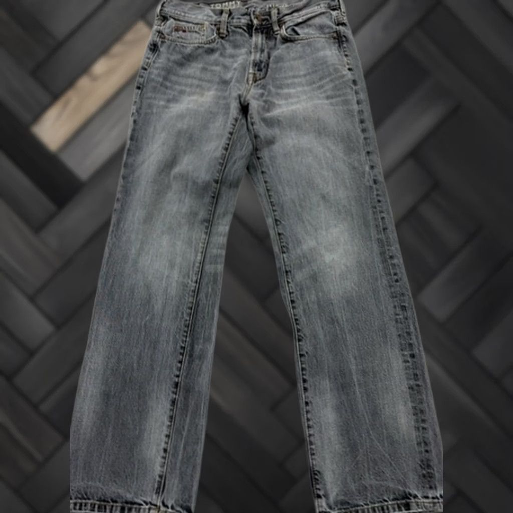 Vintage Tommy Jeans Gray Light Wash 32x32 5-Pocket Straight Fit Denim Jeans Men Size US 32 / EU 48 - 1 Thumbnail