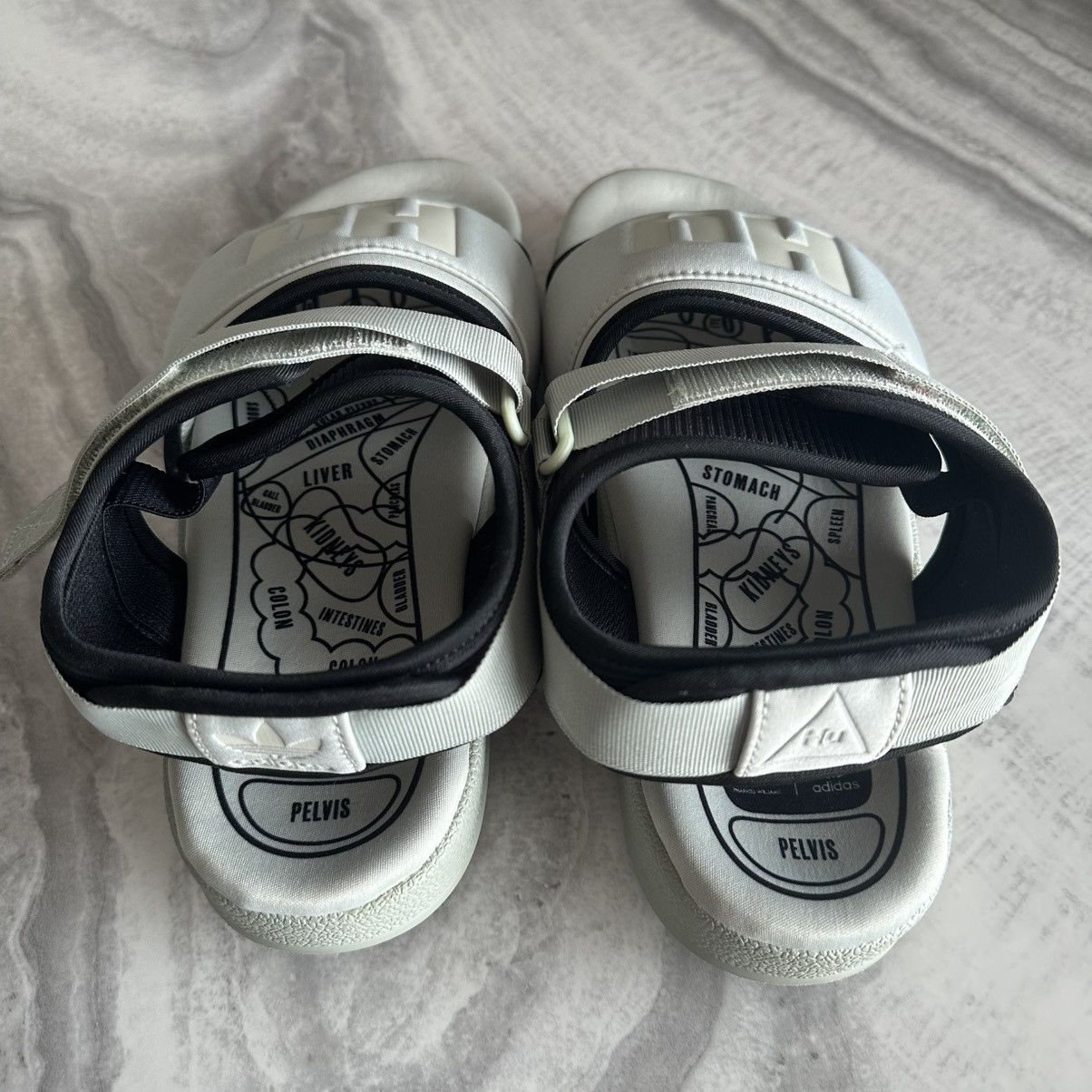 Adidas × Pharrell Adidas x Pharrell Williams Adilette 2.0 Halo Green Sandals Size US 10 / EU 43 - 7 Thumbnail