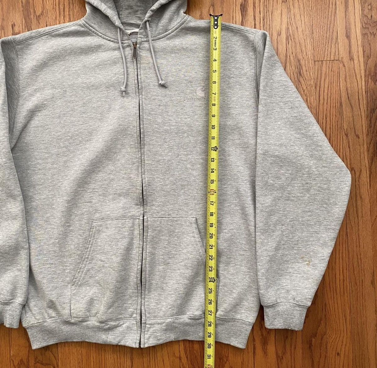 Carhartt Very Rare Vintage Carhartt Light Gray Zip Up Size US XL / EU 56 / 4 - 4 Thumbnail