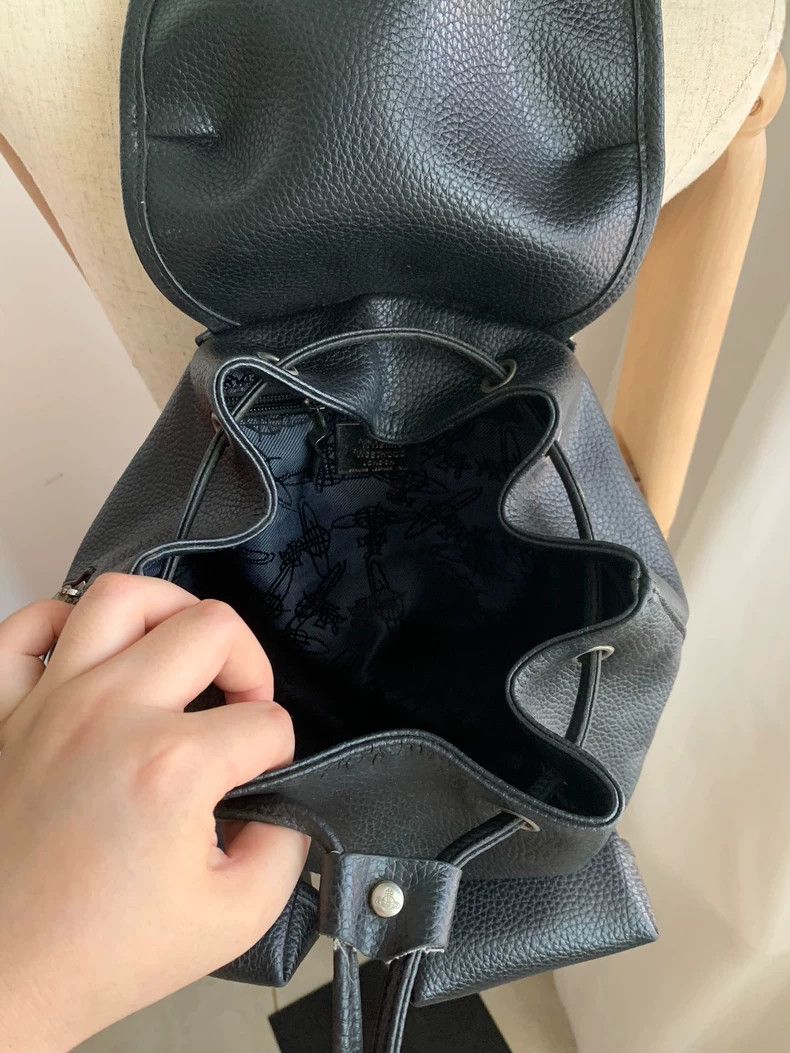 Vivienne Westwood Vivienne Westwood size os Vintage Black Silver Saturn Backp Size ONE SIZE - 3 Thumbnail
