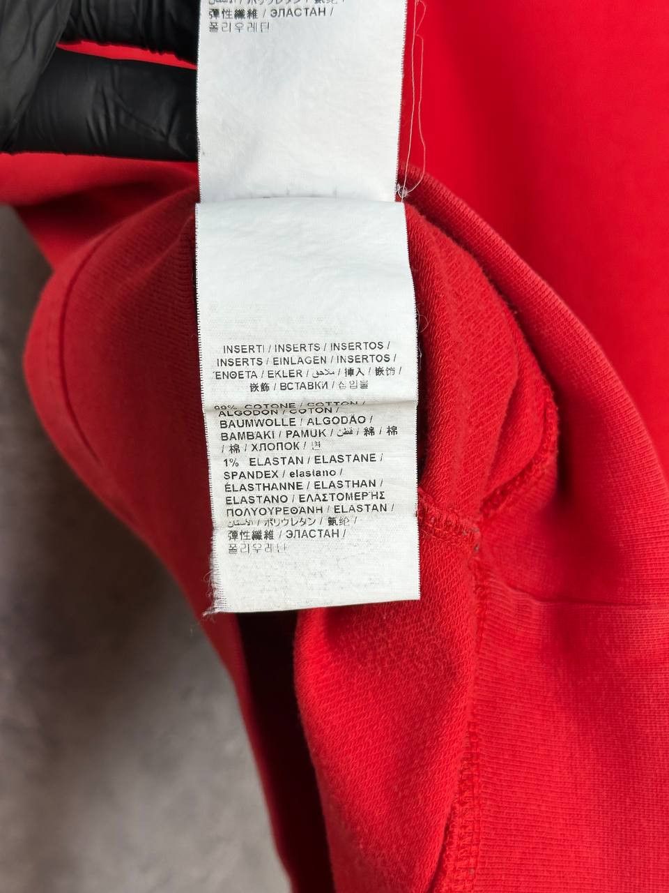 Love Moschino Love Moschino Red Crystal Logo Crew Long Sleeve Sweatshirt Size M / US 6-8 / IT 42-44 - 15 Thumbnail