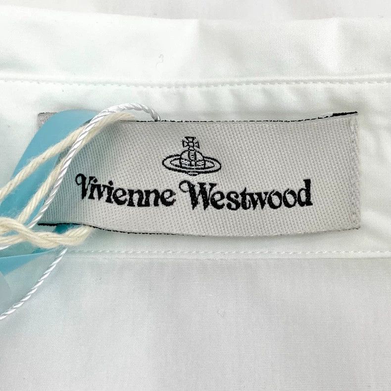 Vivienne Westwood Vivienne Westwood White embroidered cotton single-breasted Size S / US 4 / IT 40 - 5 Thumbnail