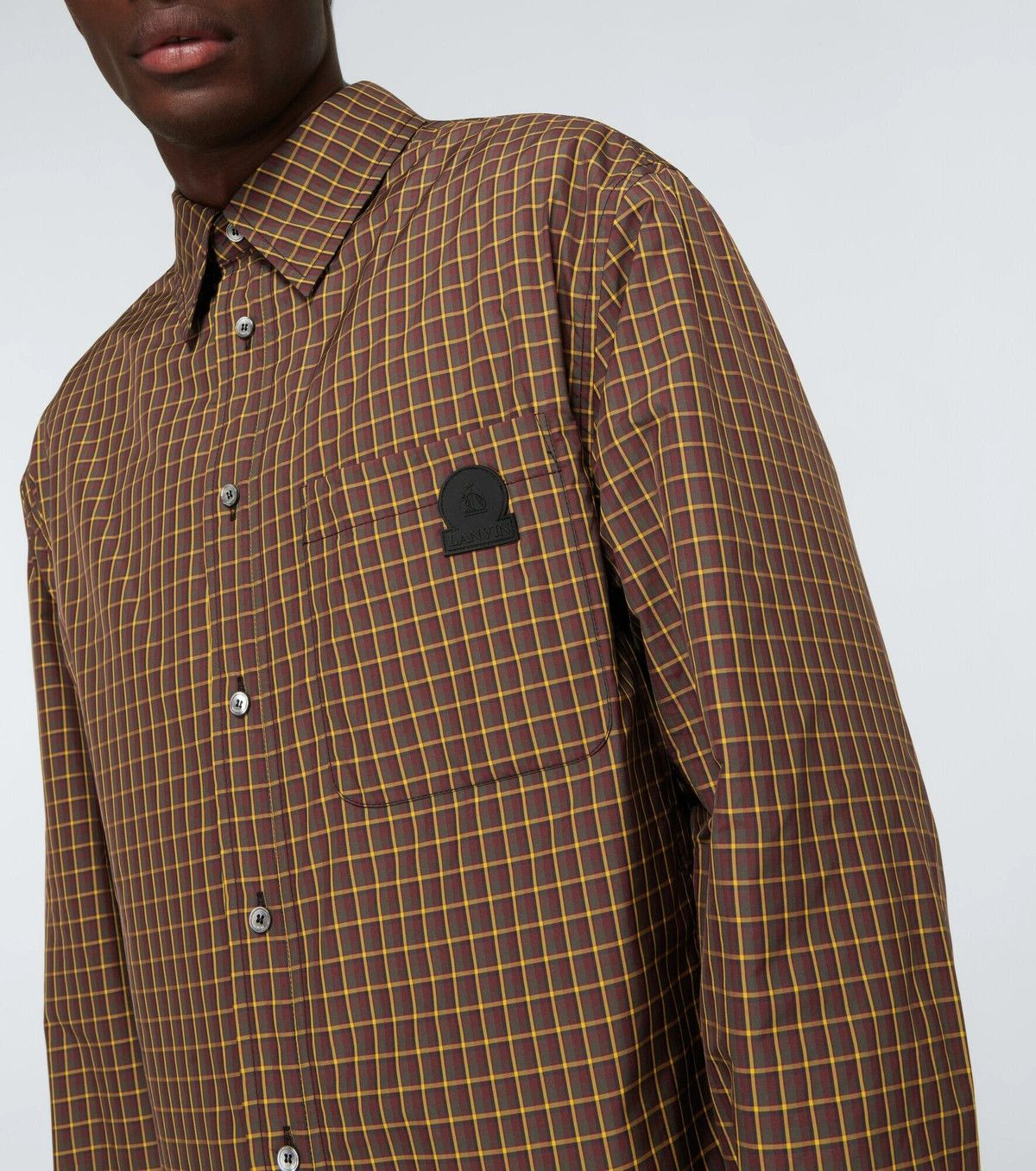 Lanvin o1y0125 Checked Shirt in Multicolor Size US M / EU 48-50 / 2 - 4 Thumbnail