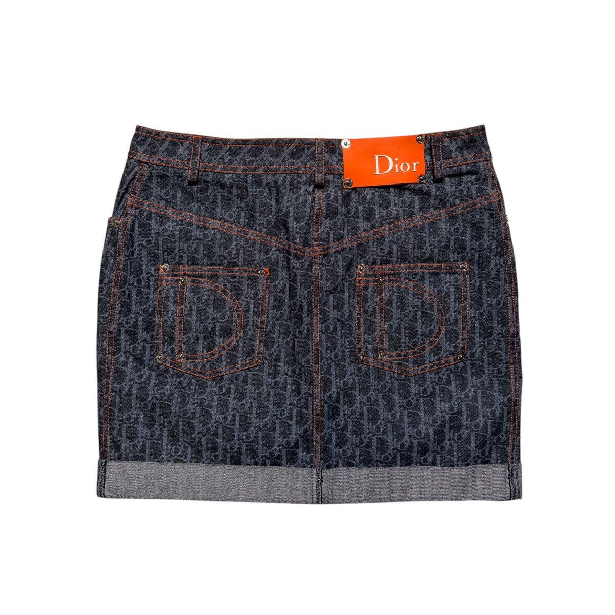 Dior SS06 Flight monogram denim skirt Size 28" / US 6 / IT 42 - 3 Thumbnail