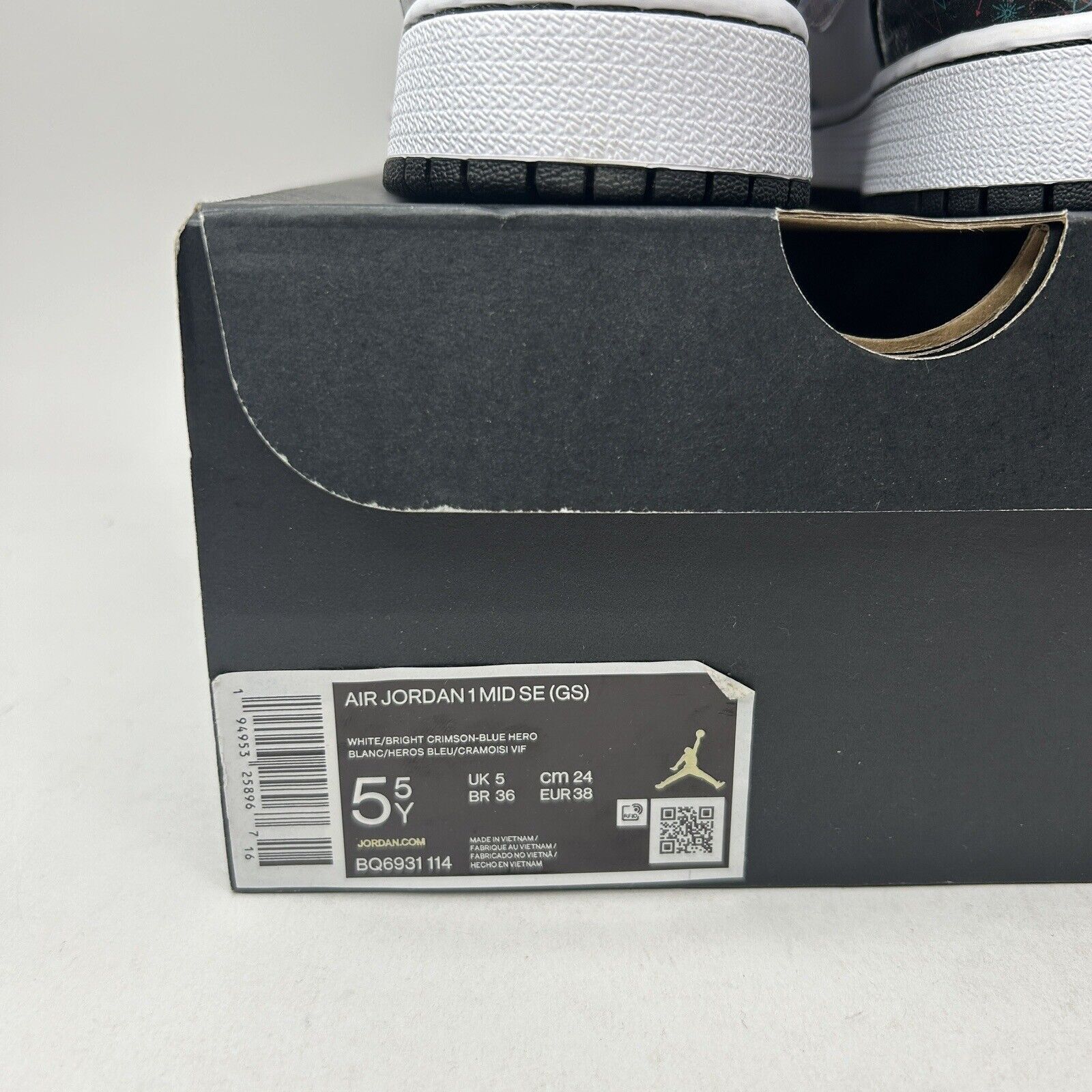 Nike Nike Air Jordan 1 Mid SE GS “Take Flight” 2023 Size US 7 / IT 37 - 5 Thumbnail