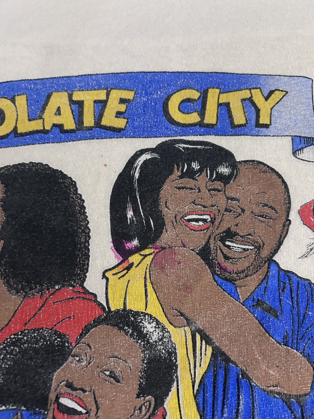 Vintage VINTAGE Chocolate City "Show Some Luv" Mother’s Day T-Shirt Size US L / EU 52-54 / 3 - 3 Thumbnail