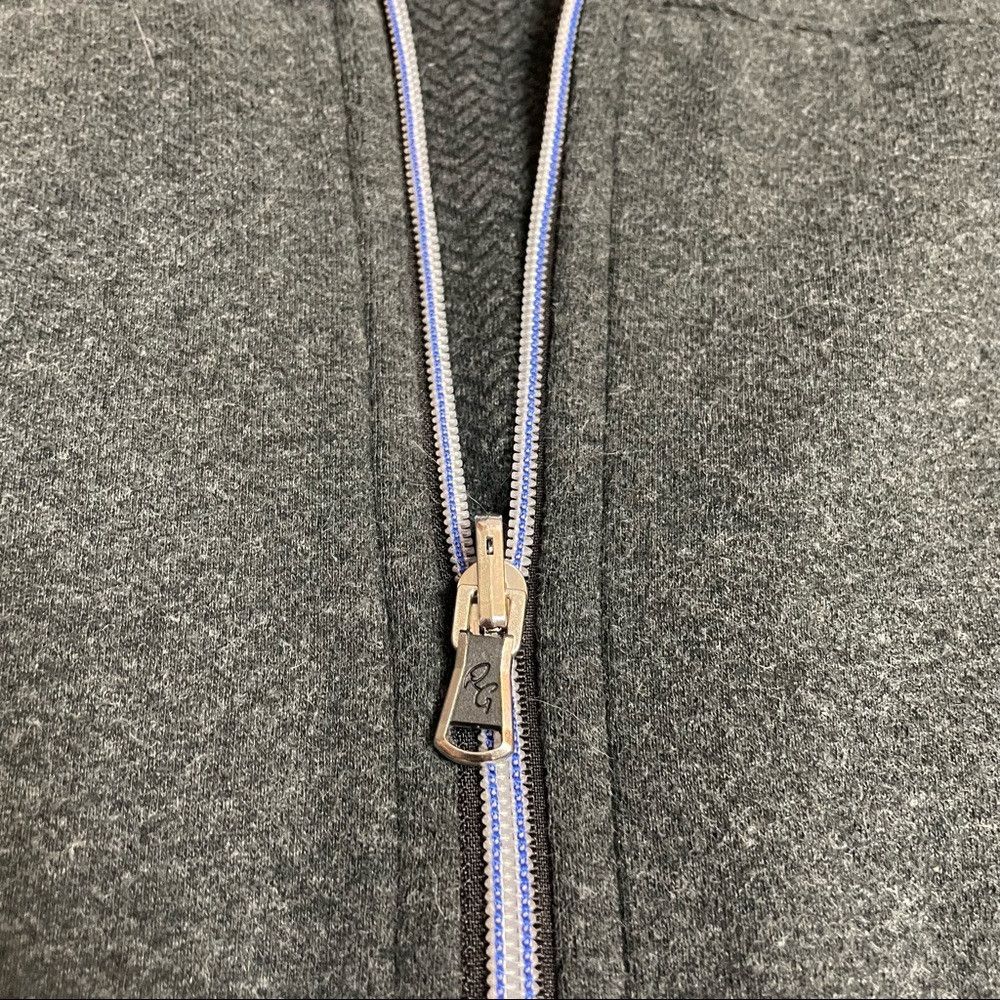 Robert Graham Robert Graham Double Sided Zip Grey Sweater Size M/L Size US M / EU 48-50 / 2 - 9 Thumbnail