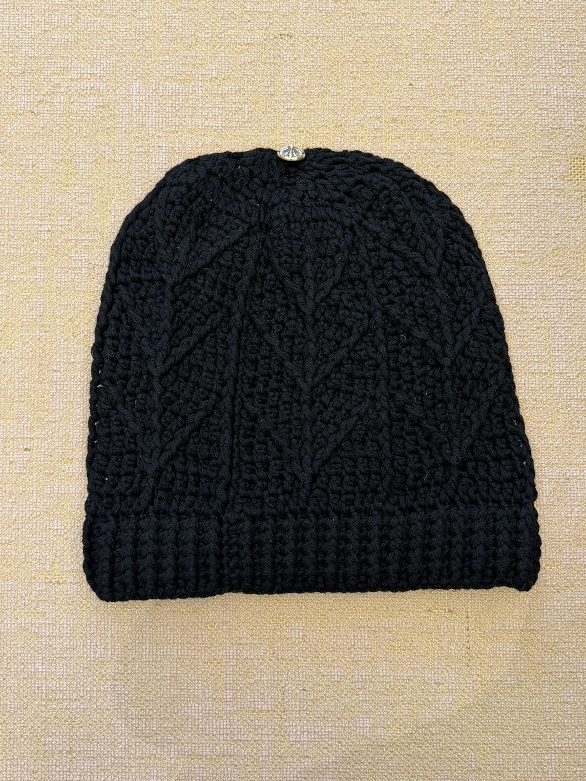 Chrome Hearts Chrome Hearts black patch cashmere beanie Size ONE SIZE - 7 Thumbnail