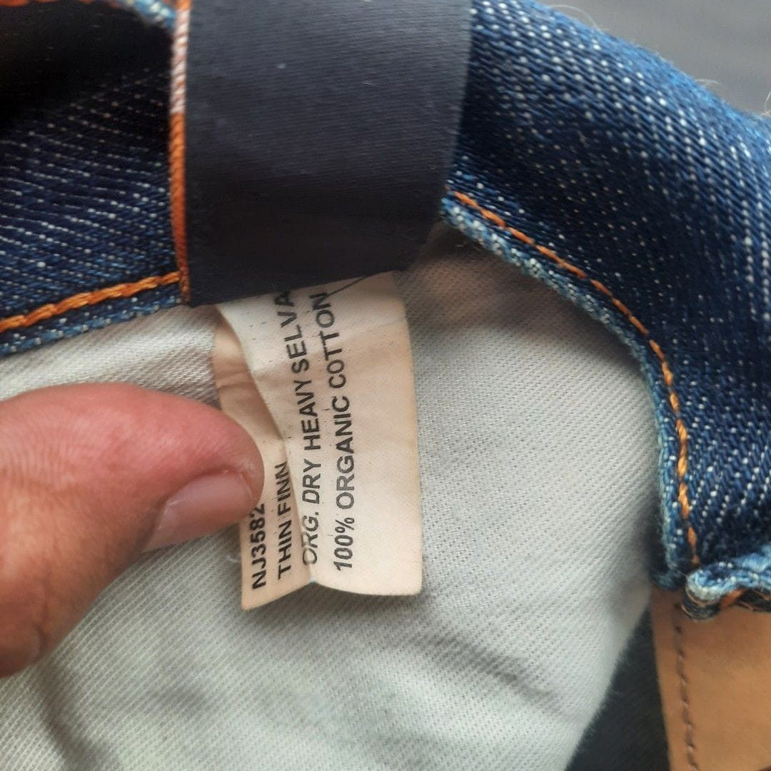 Designer × Nudie Jeans Nudie Selvedge Thin Finn Denim Size US 30 / EU 46 - 9 Thumbnail