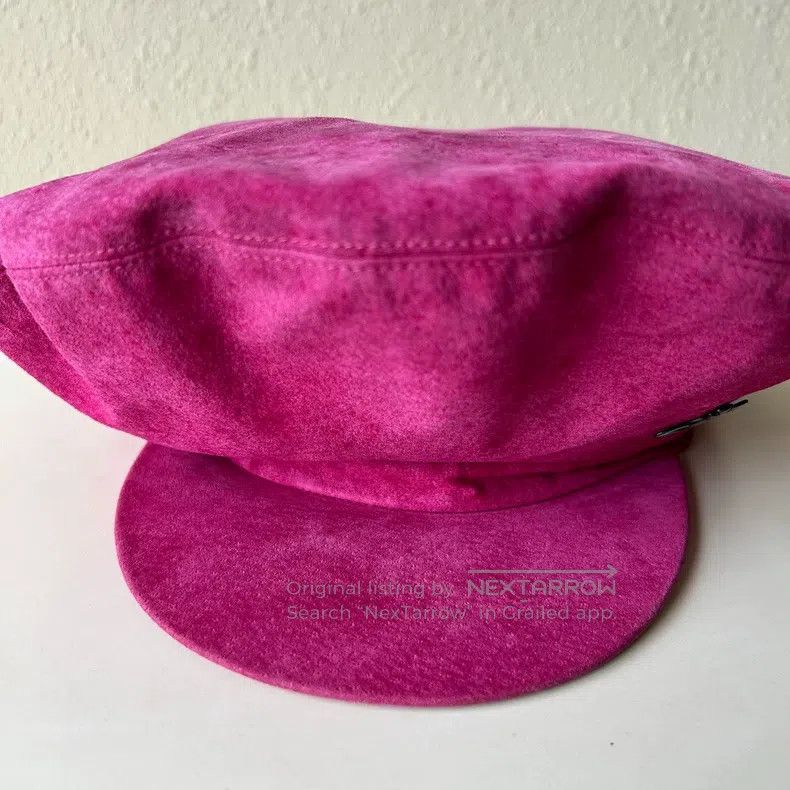 Vivienne Westwood Vivienne Westwood Pink Suede Newsboy Hat Size ONE SIZE - 6 Thumbnail