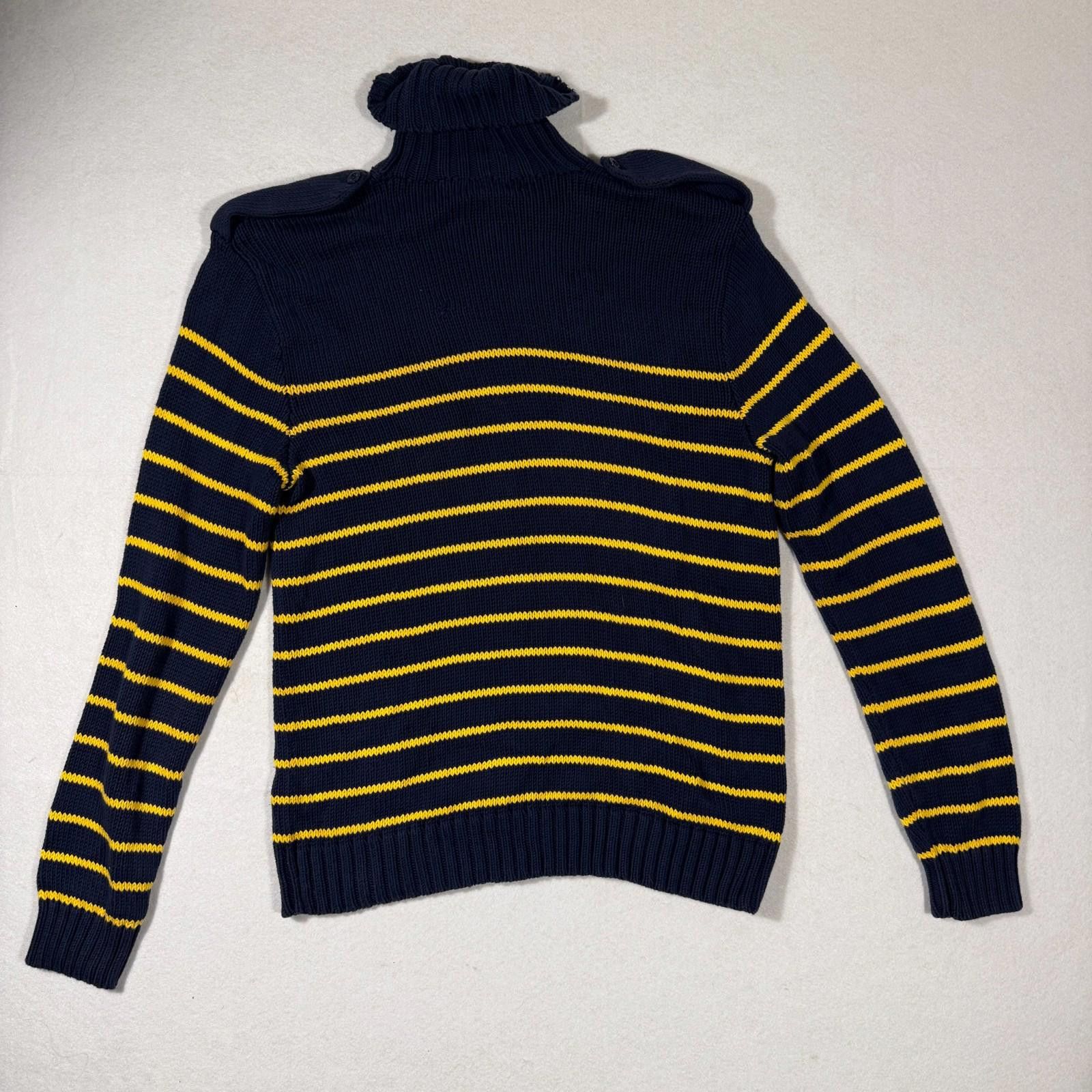 Polo Ralph Lauren Vintage 90s Polo Ralph LaurenEpaulets Sweater Size L Size US L / EU 52-54 / 3 - 7 Thumbnail
