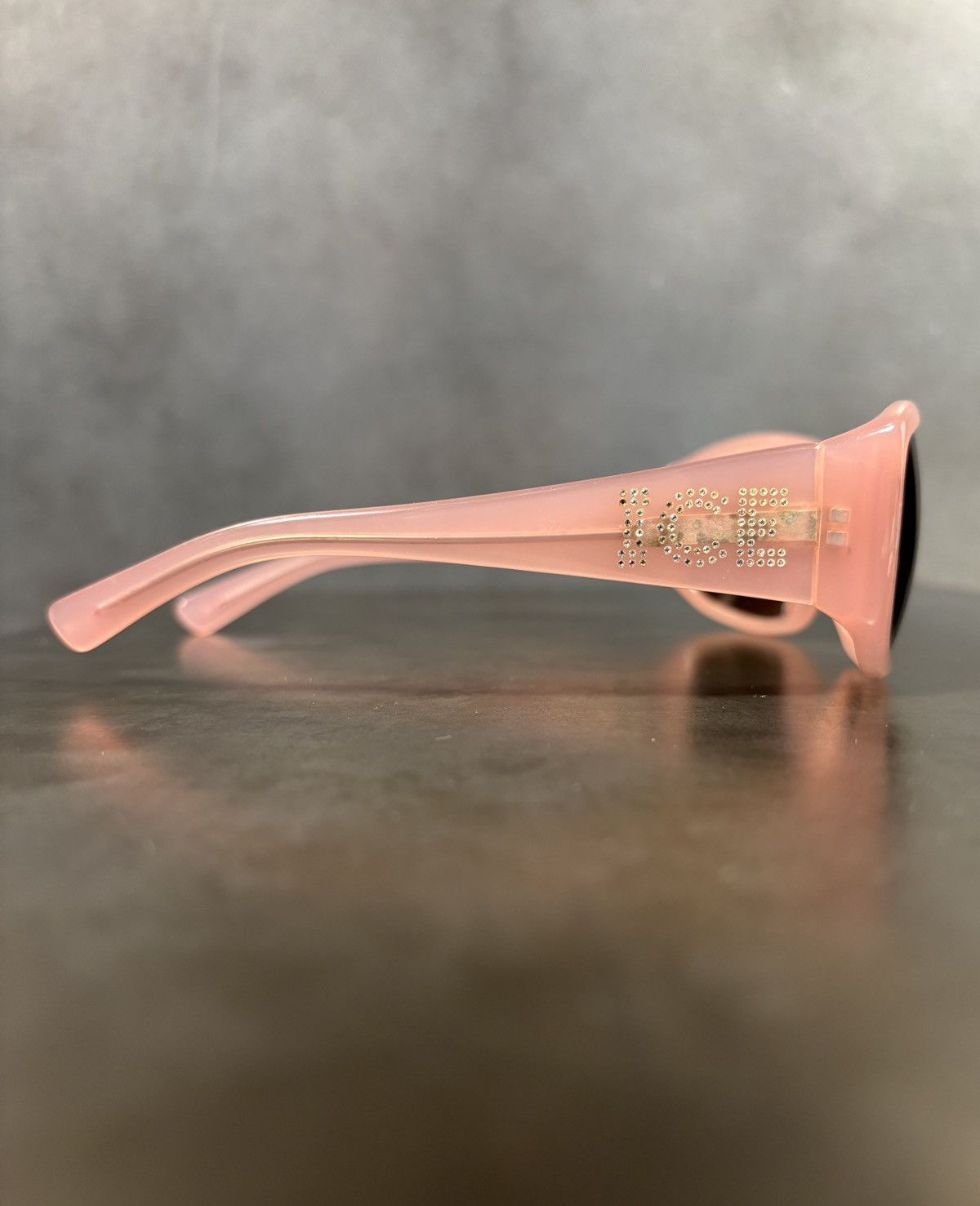 Iceberg 2000s ICEBERG Sunglasses Y2K Vintage Rhinestone Pink Jewel Size ONE SIZE - 6 Thumbnail