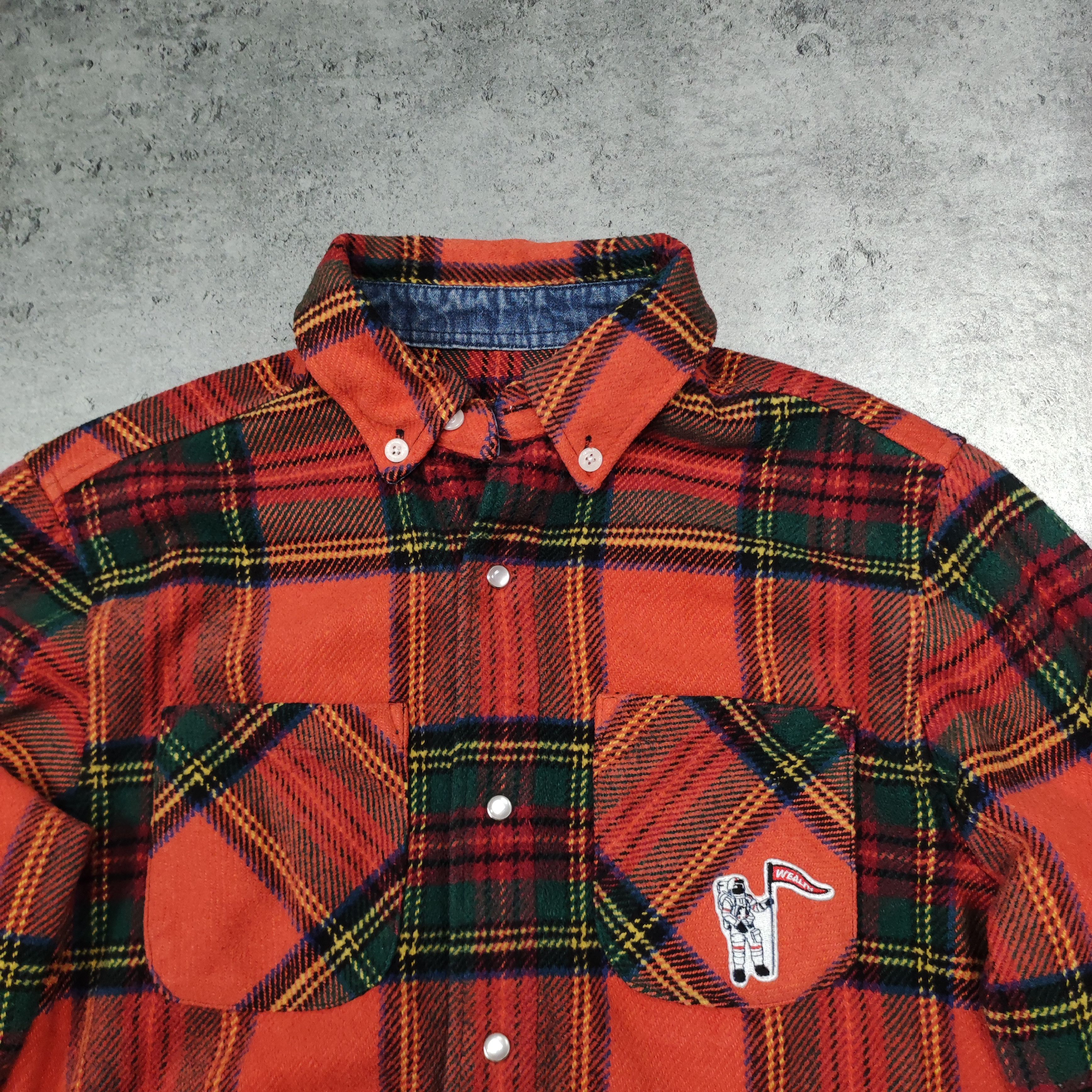 Billionaire Boys Club BBC Billionaire Boys Club Wool Checkered Flannel Shirt Size US S / EU 44-46 / 1 - 5 Thumbnail