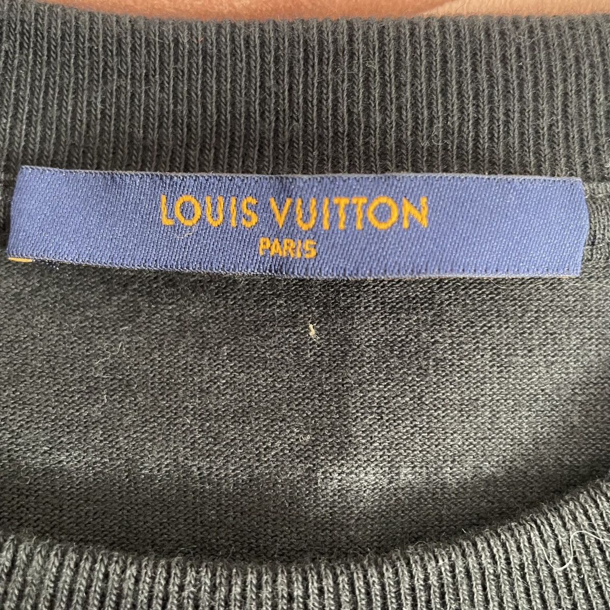 Louis Vuitton Louis Vuitton Black Printed T-Shirt K26WX Size S / US 4 / IT 40 - 5 Thumbnail
