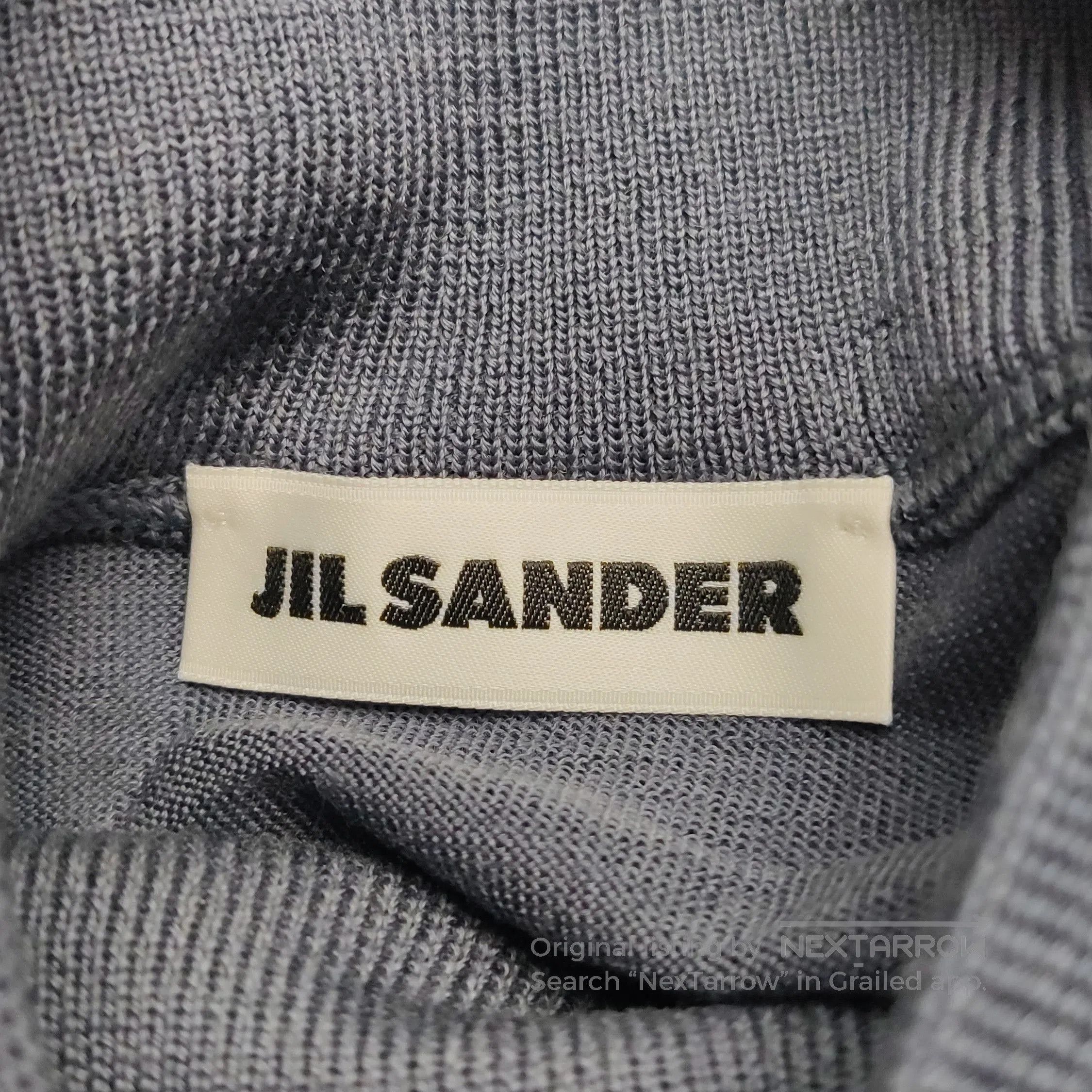 Jil Sander Jil Sander Wool Logo Turtleneck Knit Sweater. Size US S / EU 44-46 / 1 - 7 Thumbnail