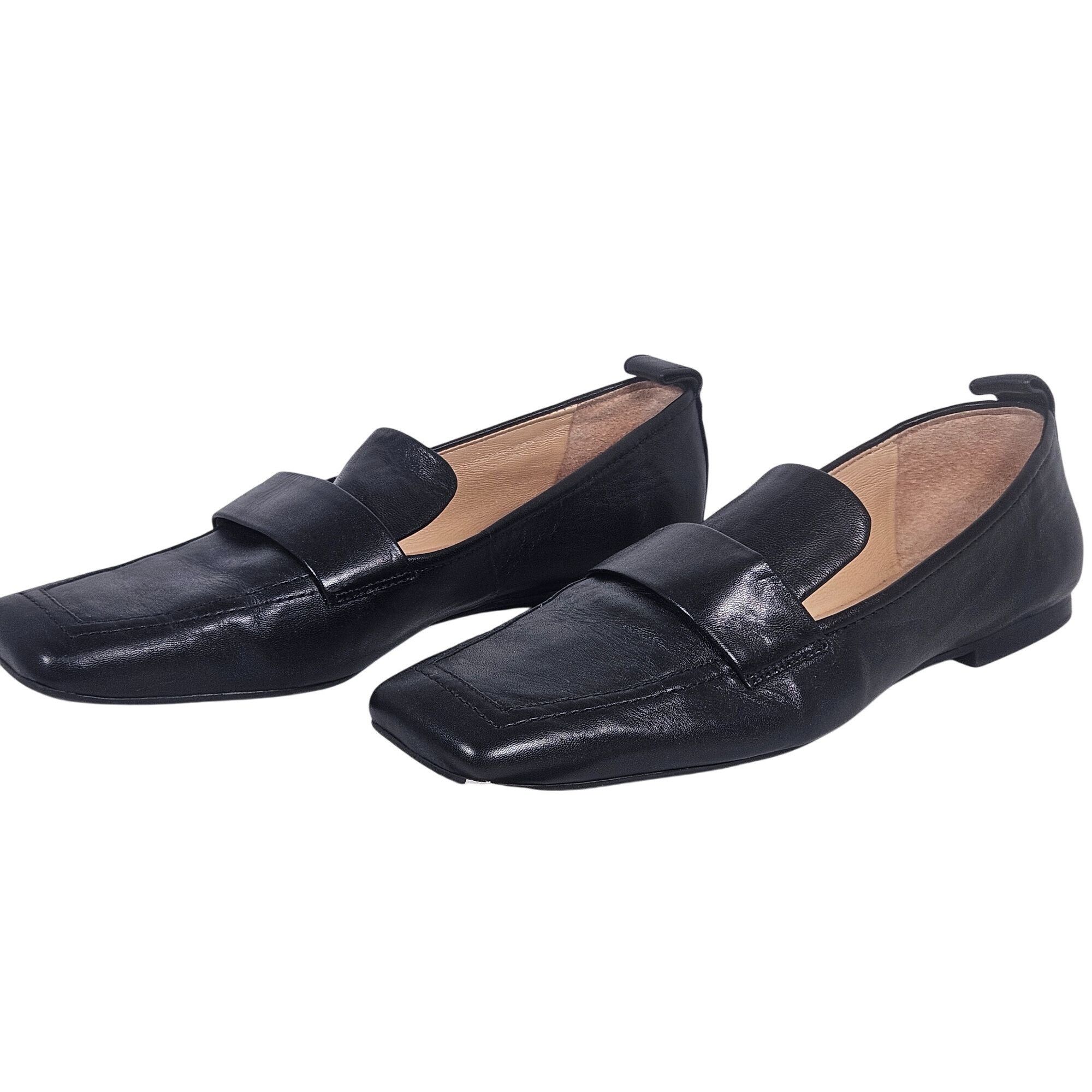 Vince Camuto Vince Camuto Women’s Black Loafers 7.5 M/38 Square Toe Minim Size US 7.5 / IT 37.5 - 6 Thumbnail