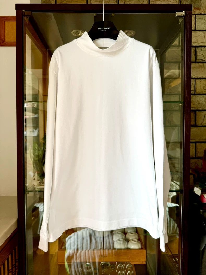 Dior dior 22ss poster plain white high-neck logo embroidered swe Size US L / EU 52-54 / 3 - 1 Thumbnail