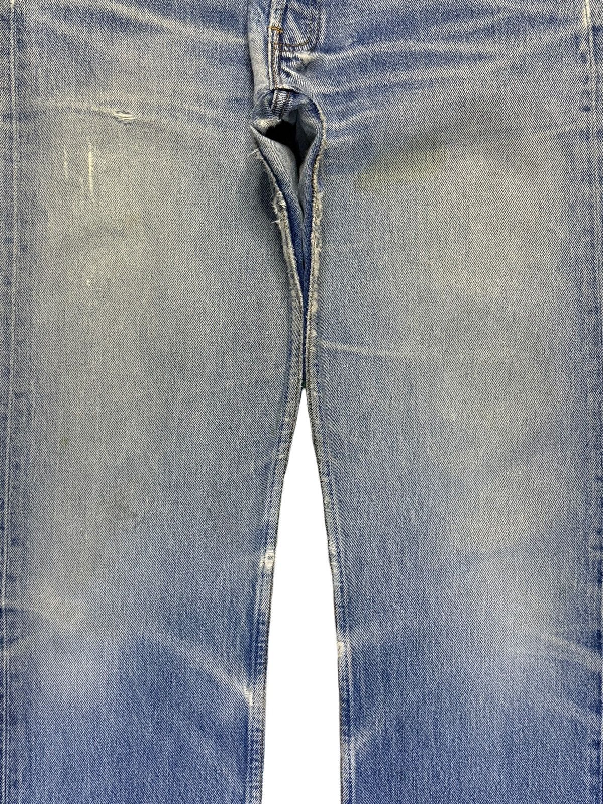 Levi's Vintage 90s Levis 501 Mud Wash Distressed Jeans Size US 30 / EU 46 - 5 Thumbnail