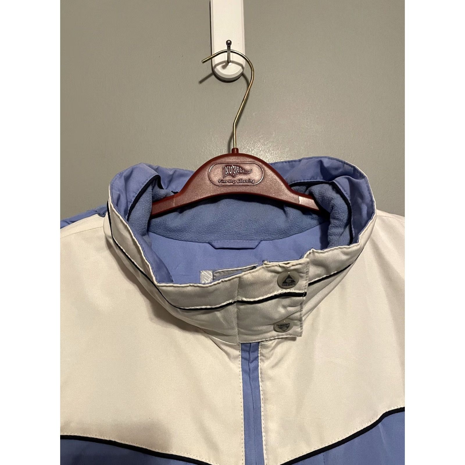 Vintage VINTAGE Gerry Goose Down Ski Jacket Mens 2XL Puffer Aqua Blue White Winter Jacket Size US XXL / EU 58 / 5 - 2 Thumbnail