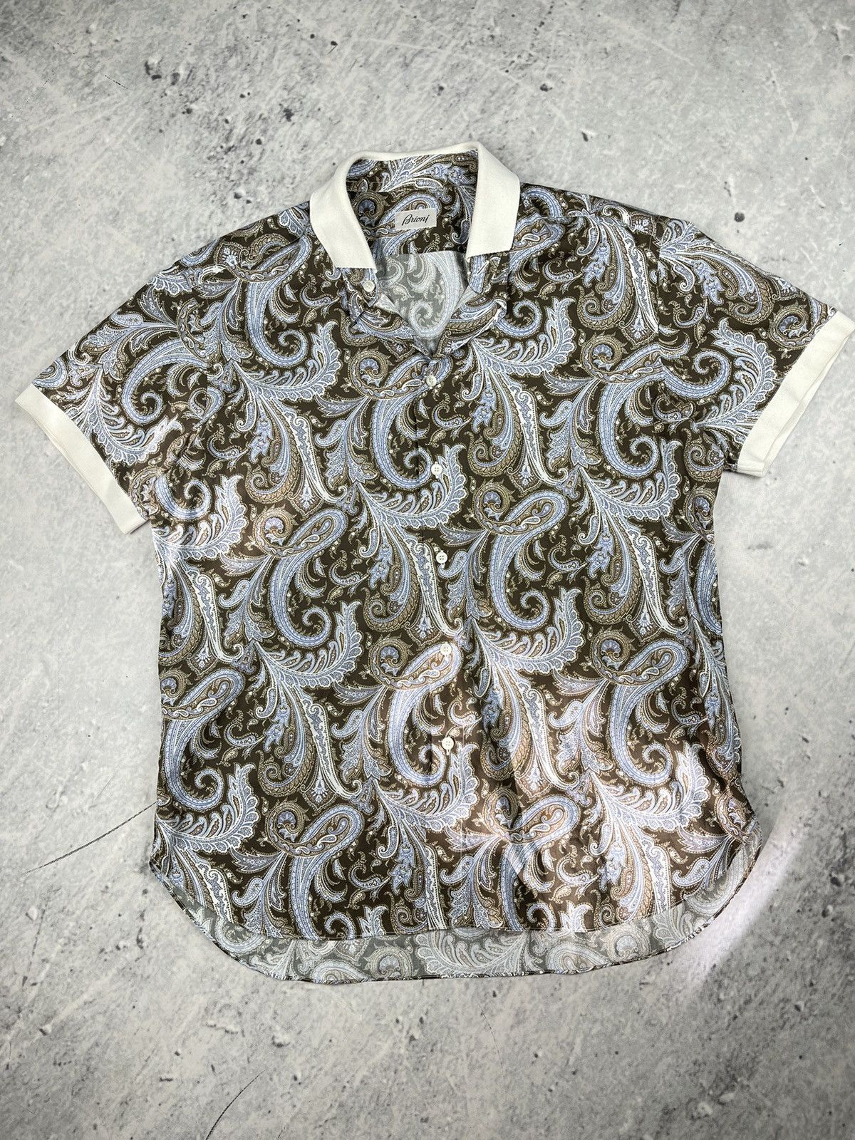 Brioni Brioni beautiful shirt luxury Size US L / EU 52-54 / 3 - 2 Thumbnail