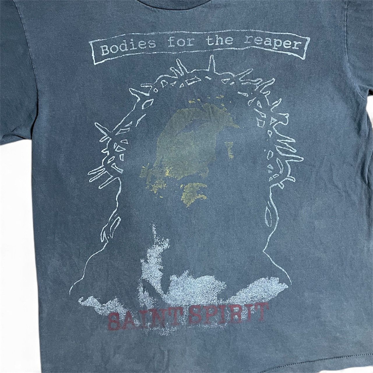 Handmade Custom SunFaded Thrashed Distressed ERD Grunge SaintMichael Size US XL / EU 56 / 4 - 2 Thumbnail