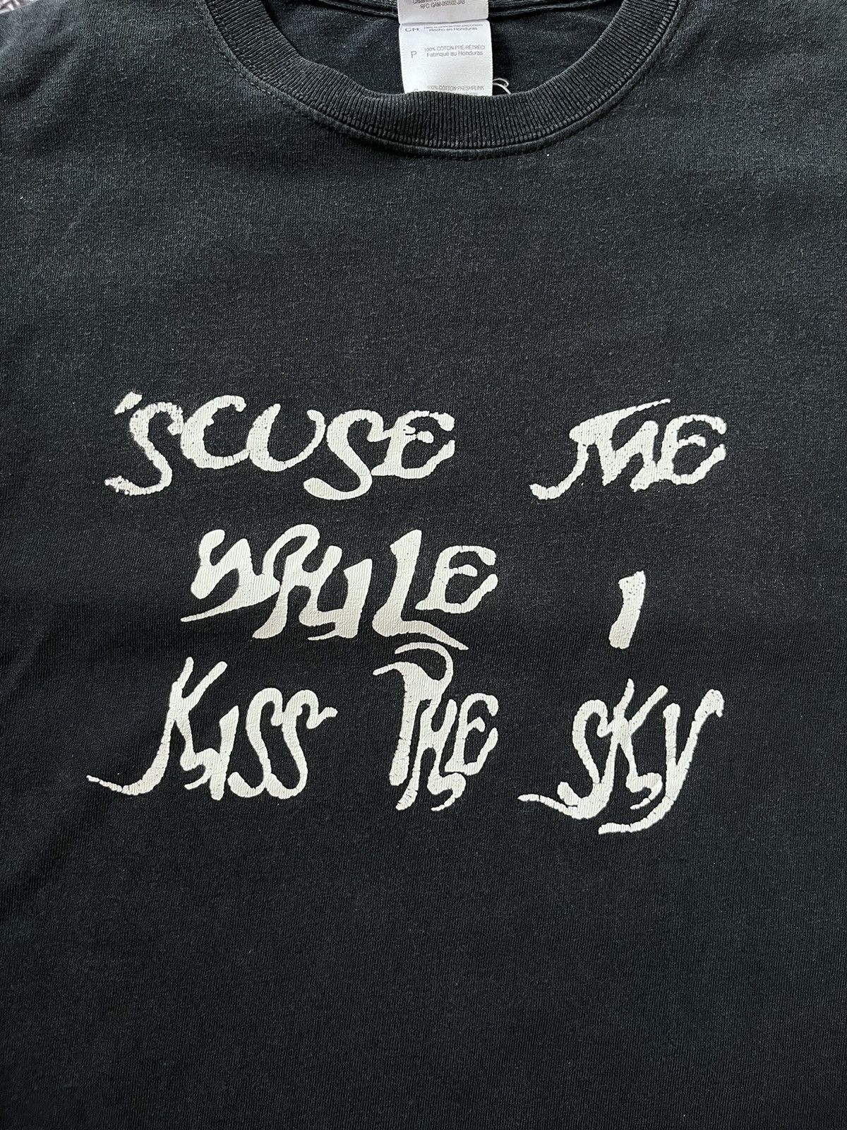 Band Tees Jimi Hendrix ’scuse Me While I Kiss The Sky Tee Size US S / EU 44-46 / 1 - 2 Thumbnail