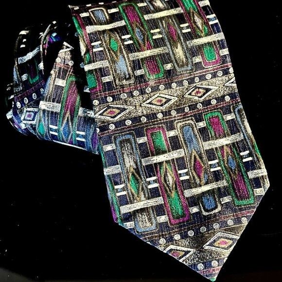Missoni Missoni African Tribal Painting Art Basquiat Black Brown Men Size ONE SIZE - 2 Thumbnail