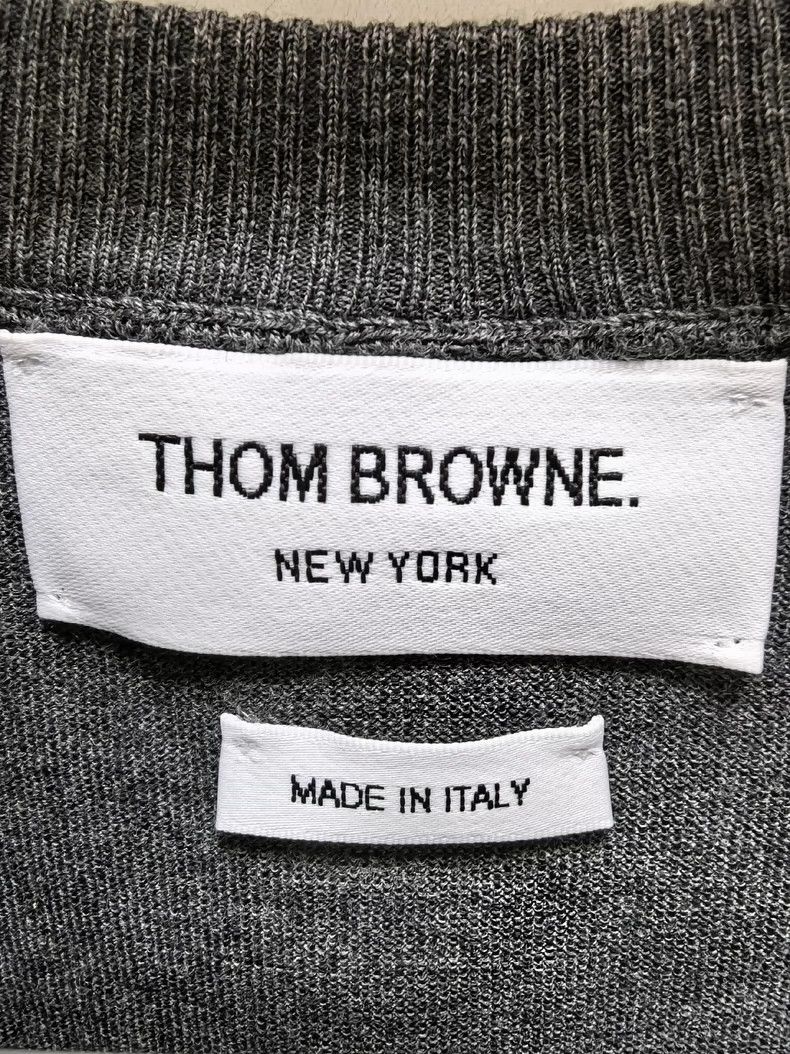 Thom Browne Thom browne Color-blocked wool sweater 2503-Nextarrow Size US L / EU 52-54 / 3 - 6 Thumbnail