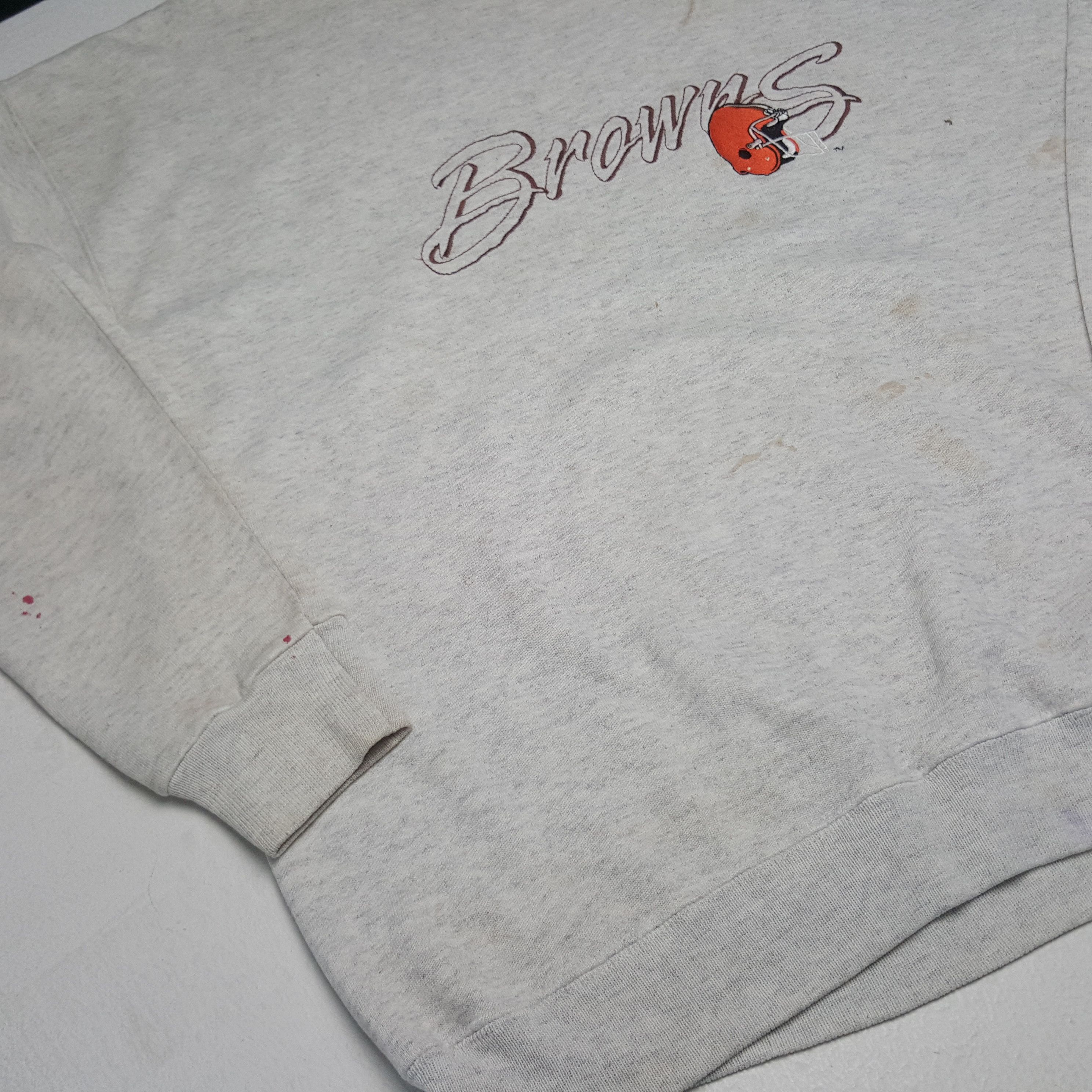 NFL × Vintage Vintage Browns Football Team NFL Sweatshirt Size US XL / EU 56 / 4 - 8 Thumbnail
