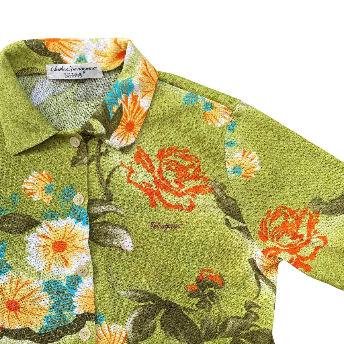 Salvatore Ferragamo Vintage Salvatore Ferragamo Beautiful Shirts Size M / US 6-8 / IT 42-44 - 2 Thumbnail