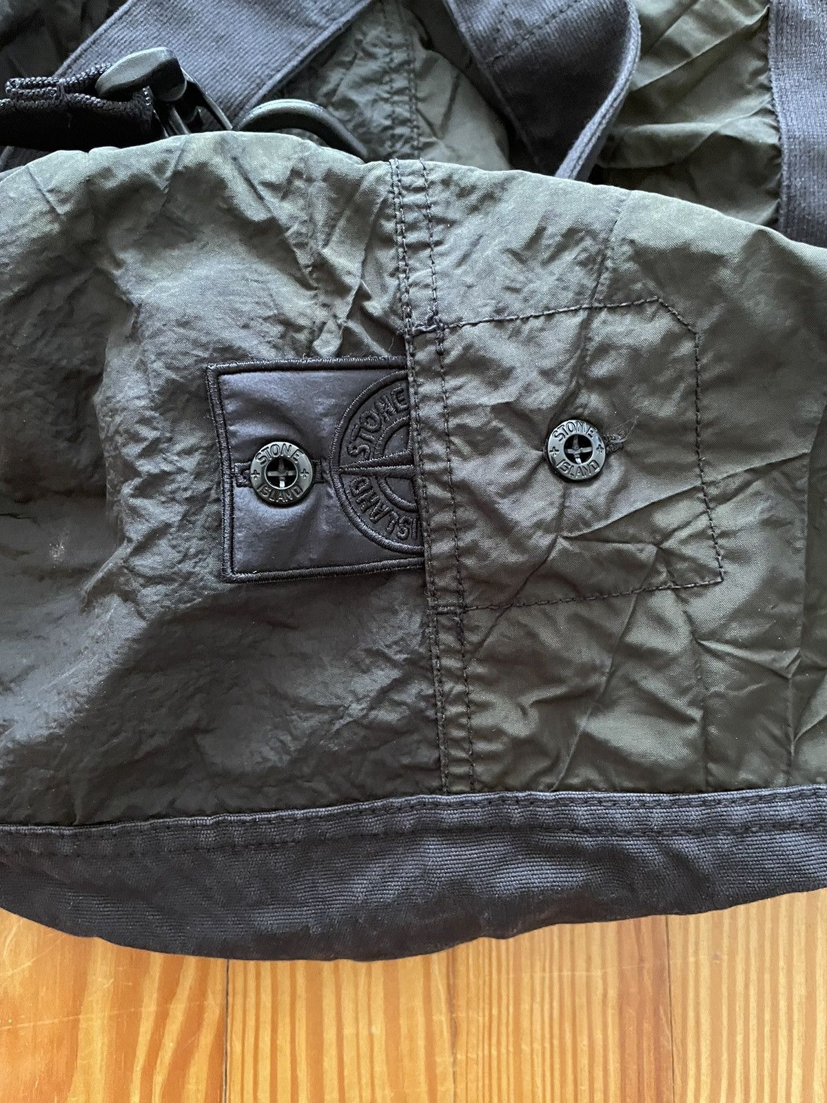 Stone Island × Stone Island Shadow Project Stone Island Shadow Project Compact Duffle Bag Olive Green Size ONE SIZE - 6 Thumbnail