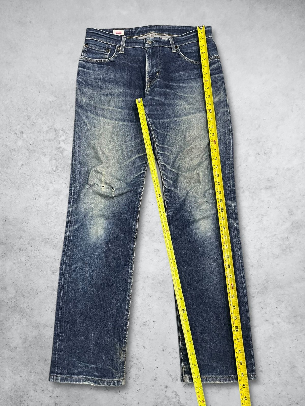 Edwin Vintage Edwin Made in Japan Blue Wash Loose Straight Jeans Size US 30 / EU 46 - 16 Thumbnail