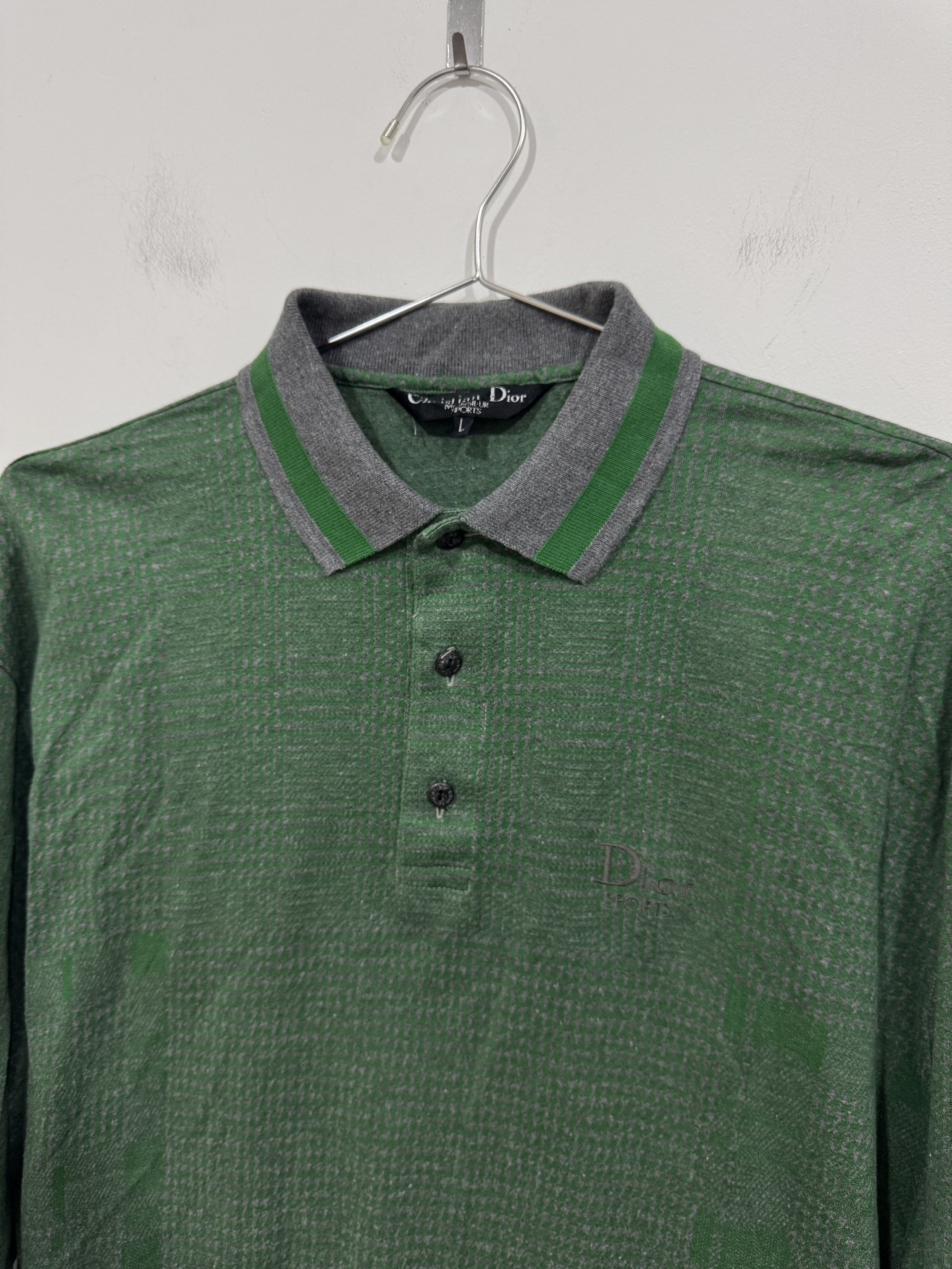 Christian Dior Monsieur Vintage Christian Dior Long Sleeve Polo Size US L / EU 52-54 / 3 - 2 Thumbnail
