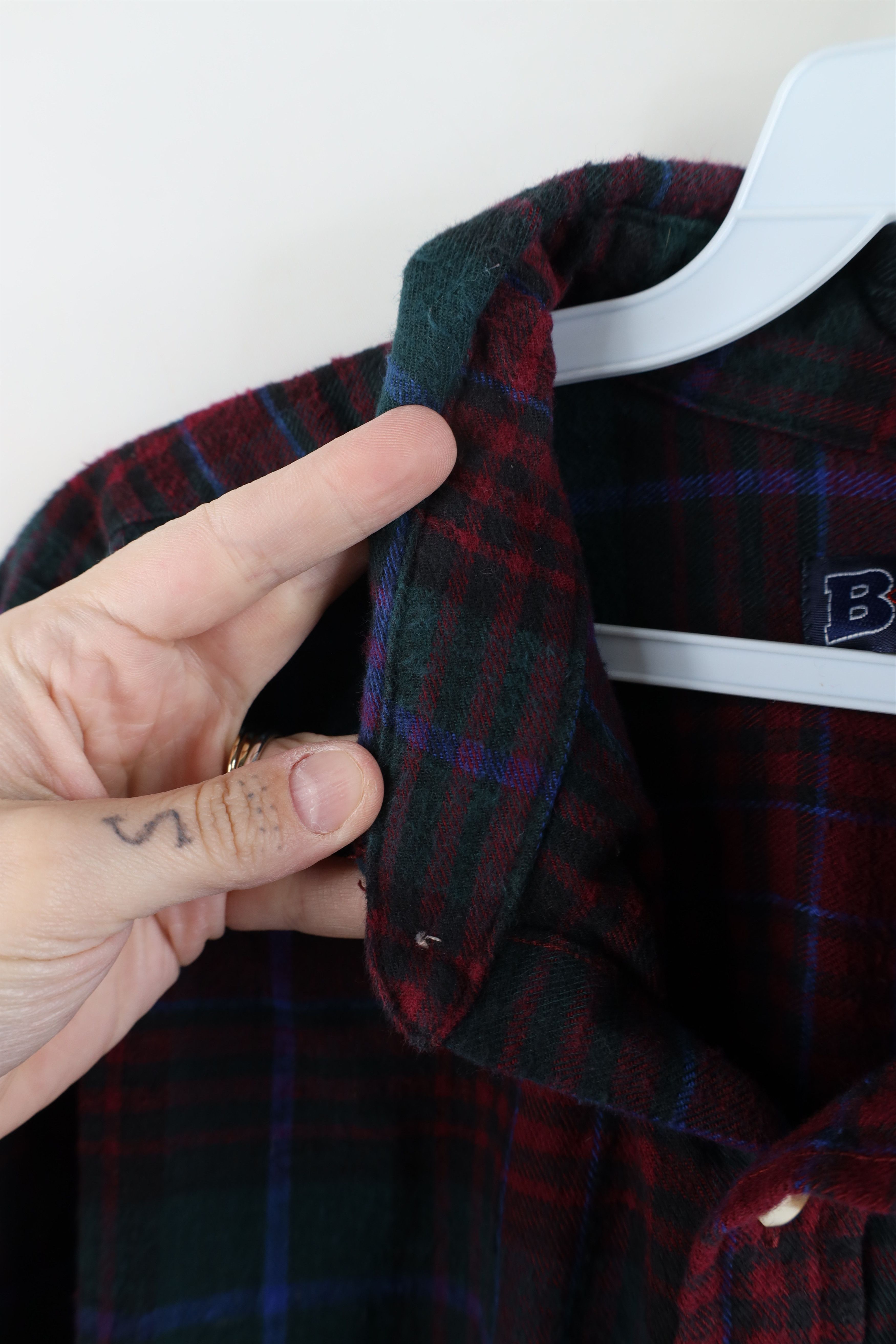 Vintage Vintage 90s Streetwear Heavyweight Collared Button Shirt Size US XL / EU 56 / 4 - 7 Thumbnail