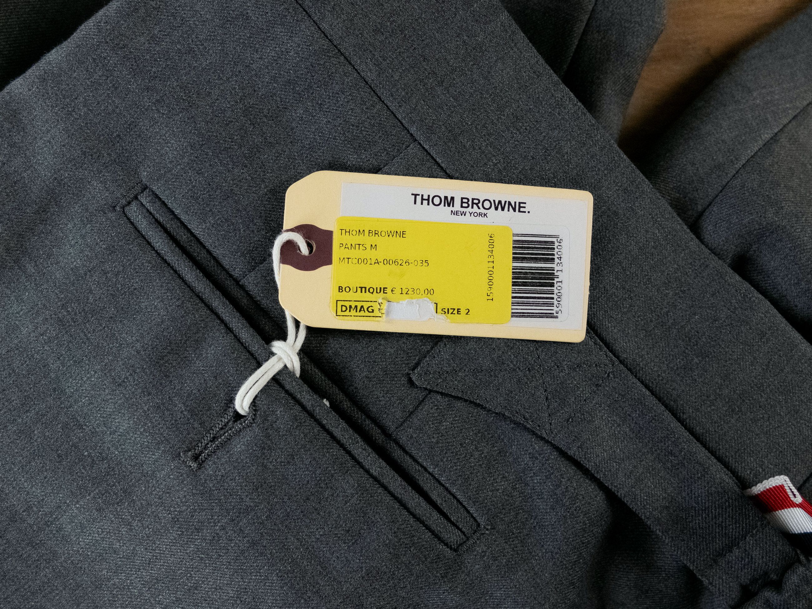 Thom Browne THOM BROWNE classic gray wool pants Size 2 / Medium q Size US 32 / EU 48 - 5 Thumbnail