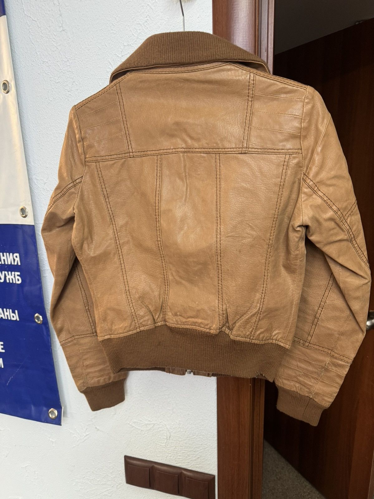 Junya Watanabe Vintage Stone Leather Undercover Style Cargo Bomber Jacket Size US S / EU 44-46 / 1 - 7 Thumbnail