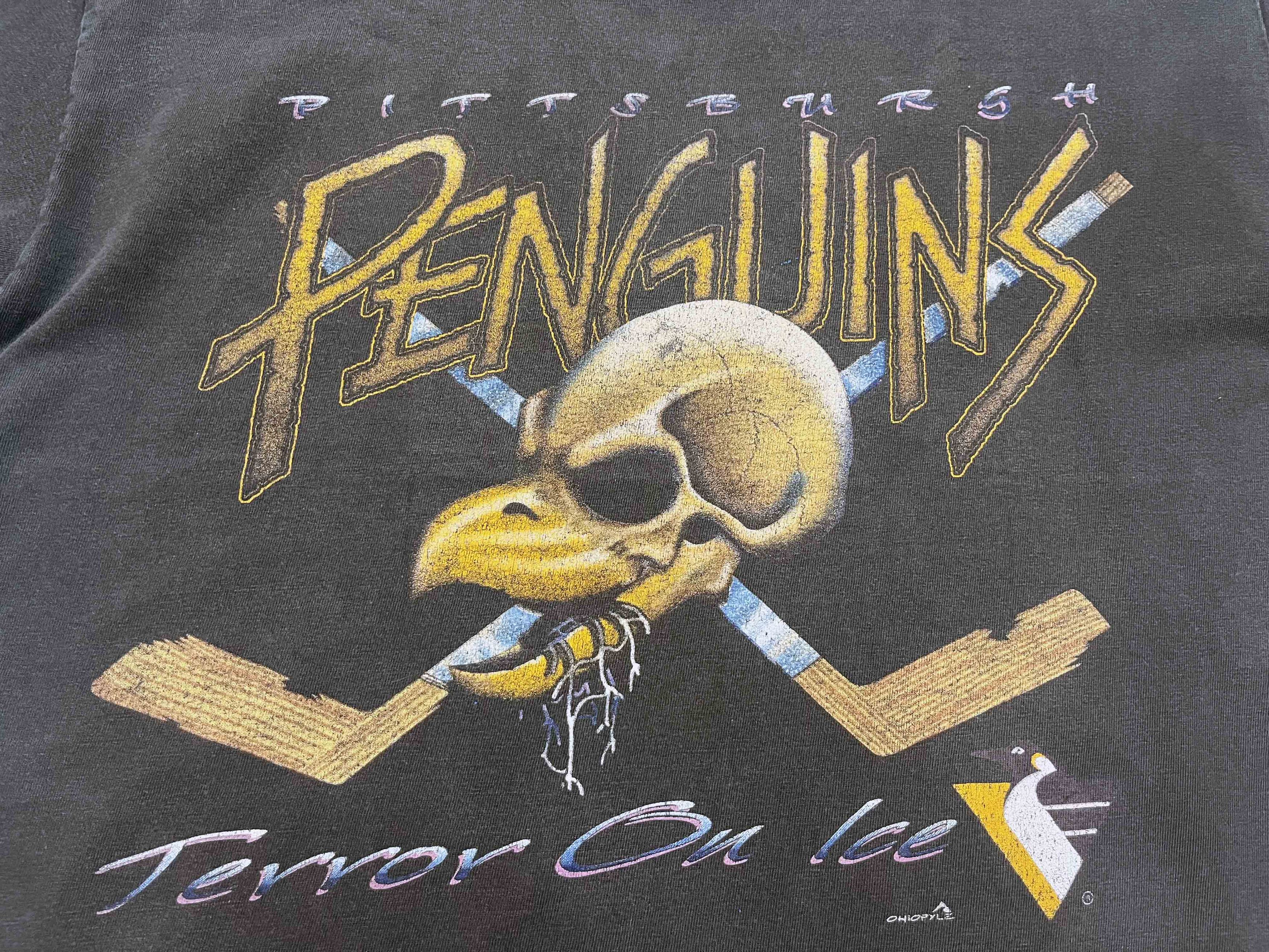 Hanes Vintage Hanes NHL Pittsburgh Penguins Hockey T-Shirt Size US L / EU 52-54 / 3 - 2 Thumbnail