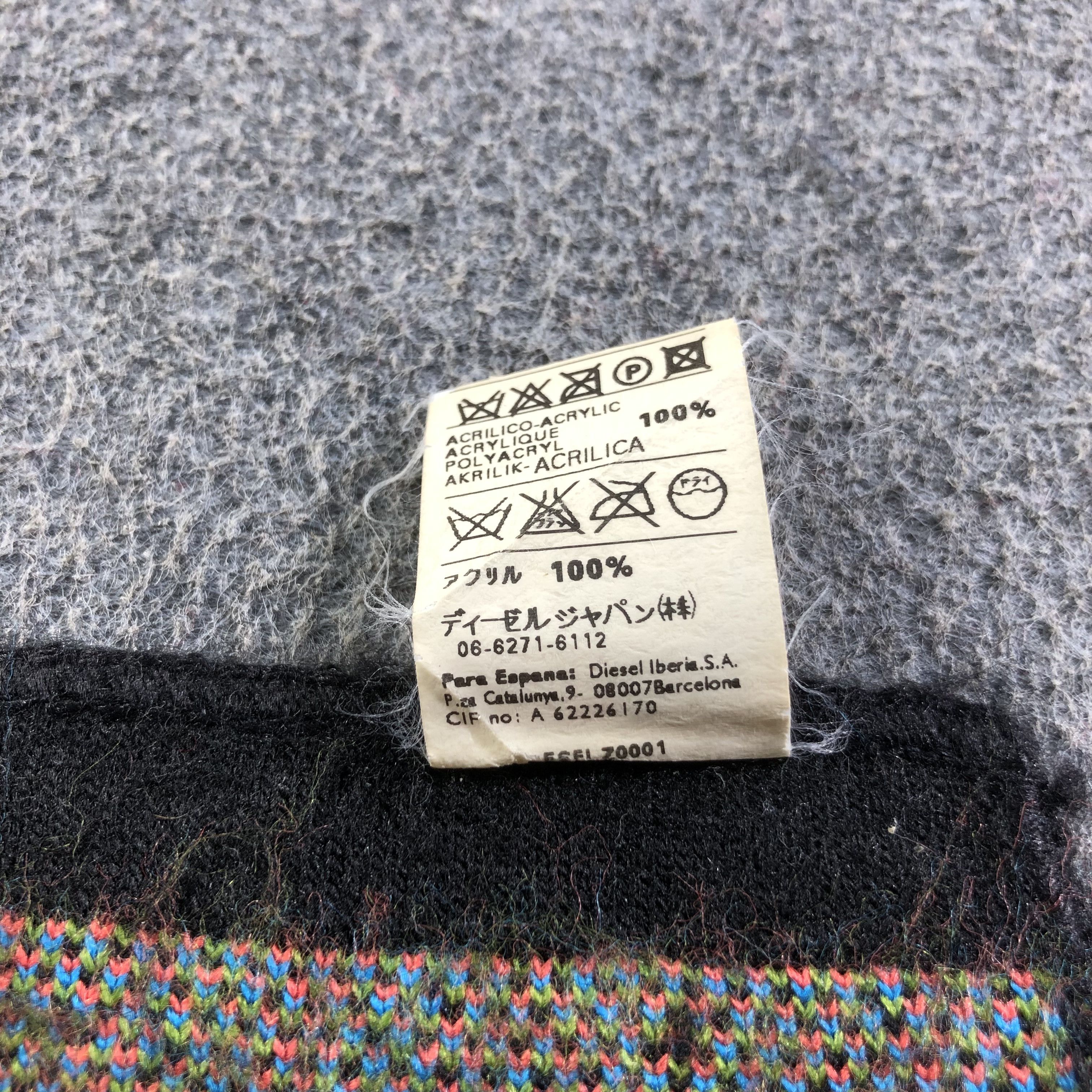 Diesel Diesel Adam Floral Scarf Muffler V1746 Size ONE SIZE - 5 Thumbnail