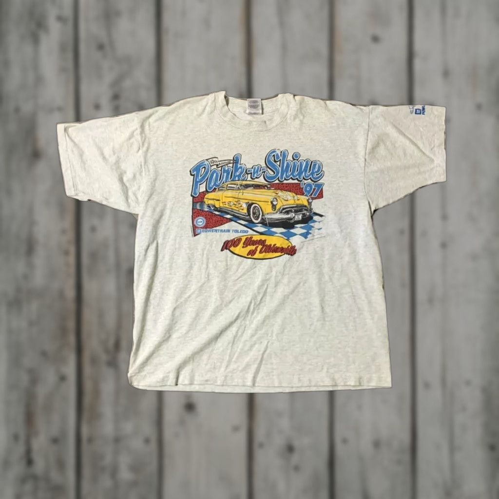 Fruit Of The Loom Park N Shine Oldsmobile Car Show Mens T Shirt Extra Large XL Size US XL / EU 56 / 4 - 1 Thumbnail