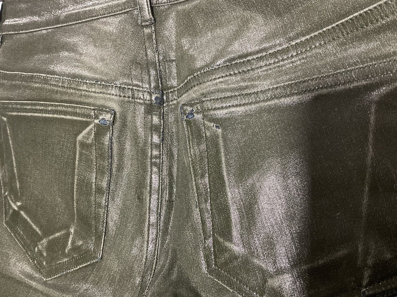 Rick Owens Rick Owens DRKSHDW Waxed Denim Size US 26 / EU 42 - 3 Thumbnail