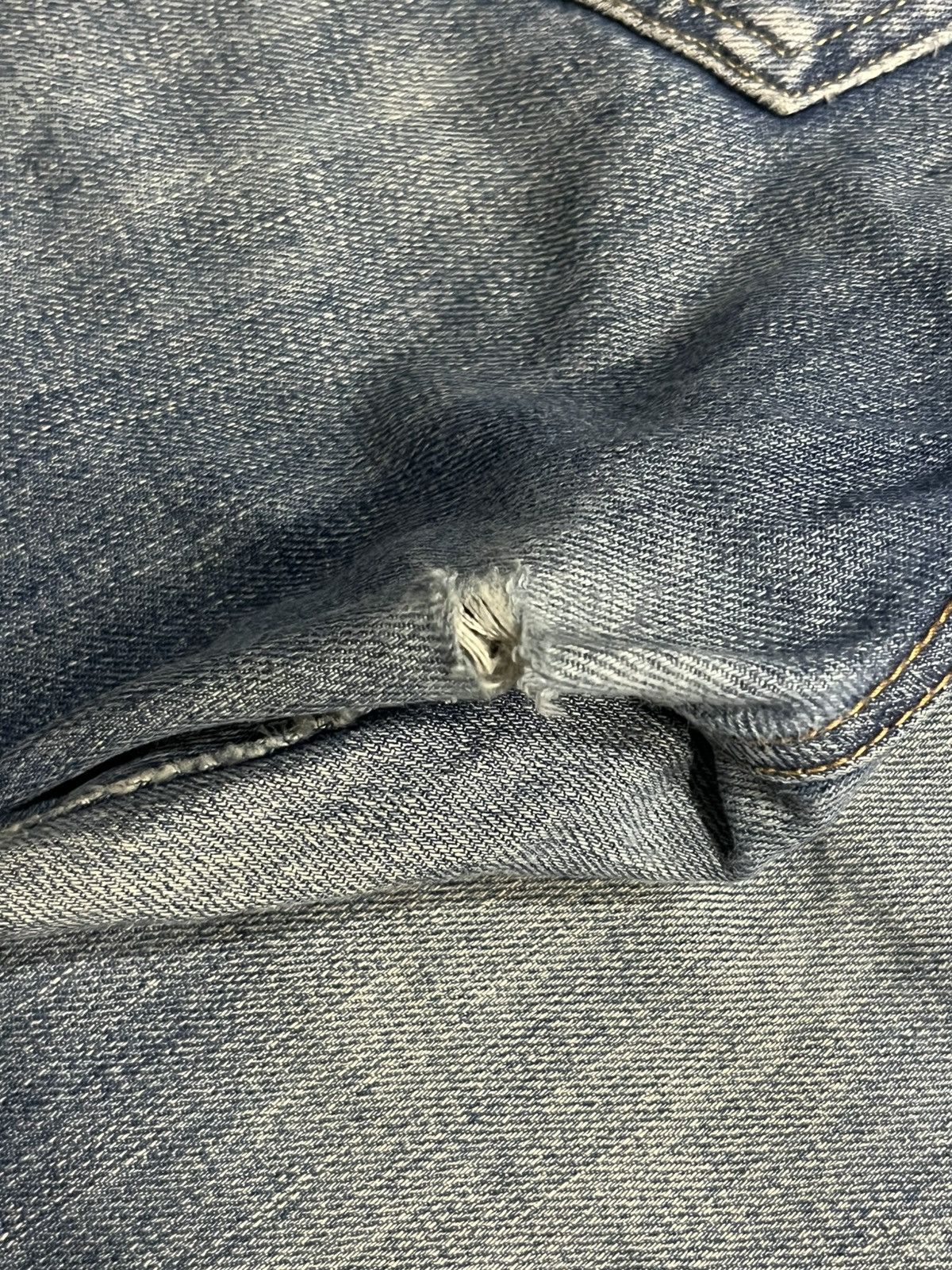 Undercover × Uniqlo Vintage Y2K Uniqlo Blue Faded Washed Straight Leg Jeans Size US 32 / EU 48 - 8 Thumbnail