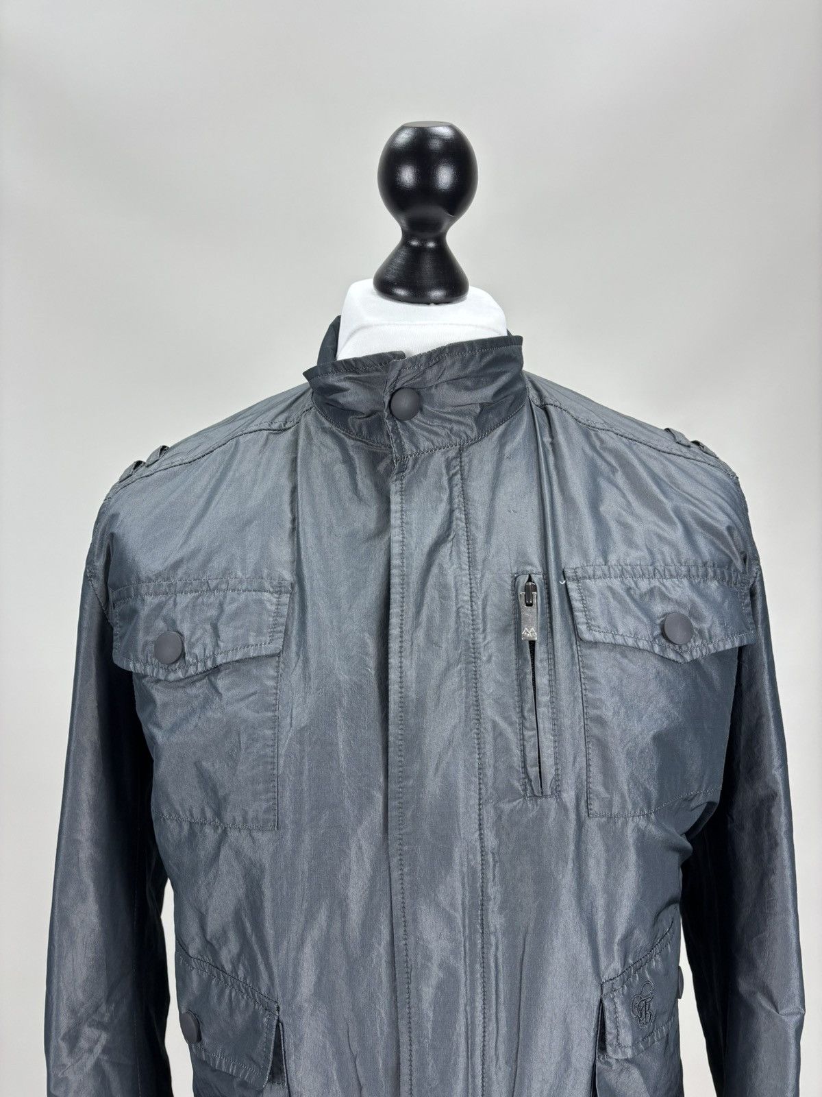 Burberry Mens jacket Thomas Burberry Size M/L Color Gray Size US L / EU 52-54 / 3 - 3 Thumbnail